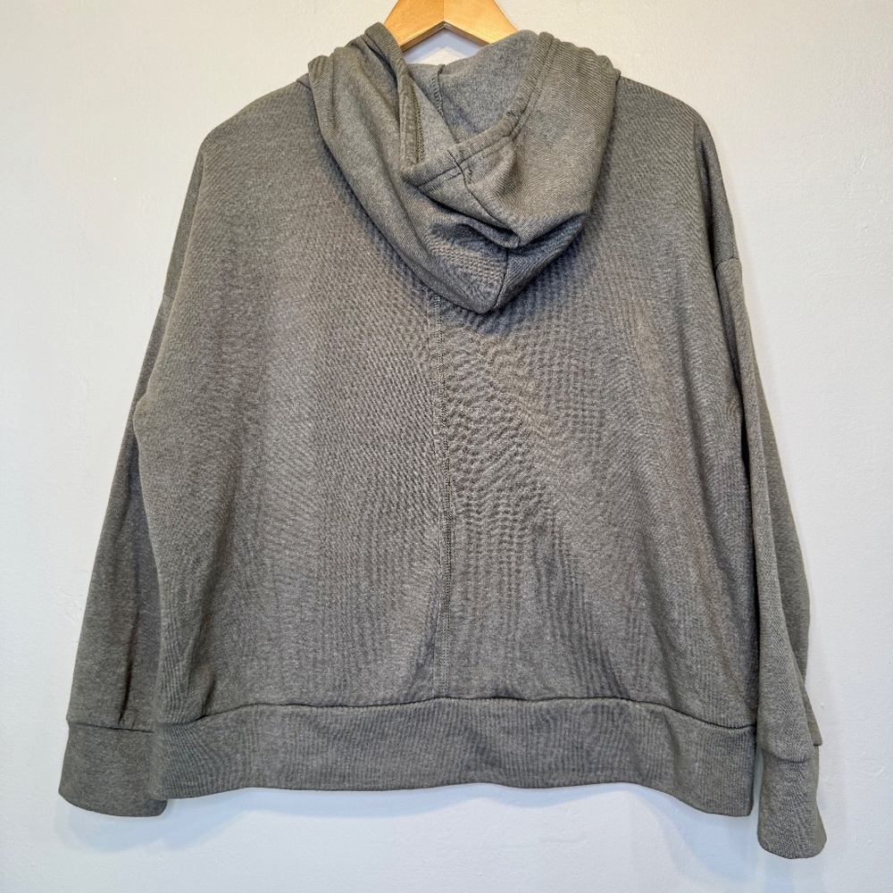 FP Movement | NWOT Army Green Work It Out Soft Oversized VSCO Hoodie Sweatshirt - Picture 6 of 16